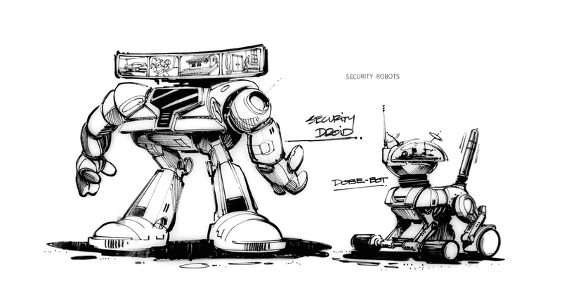 Illustration for article titled Brand New Concept Art of Back to the Future Part II's 2015 Technology